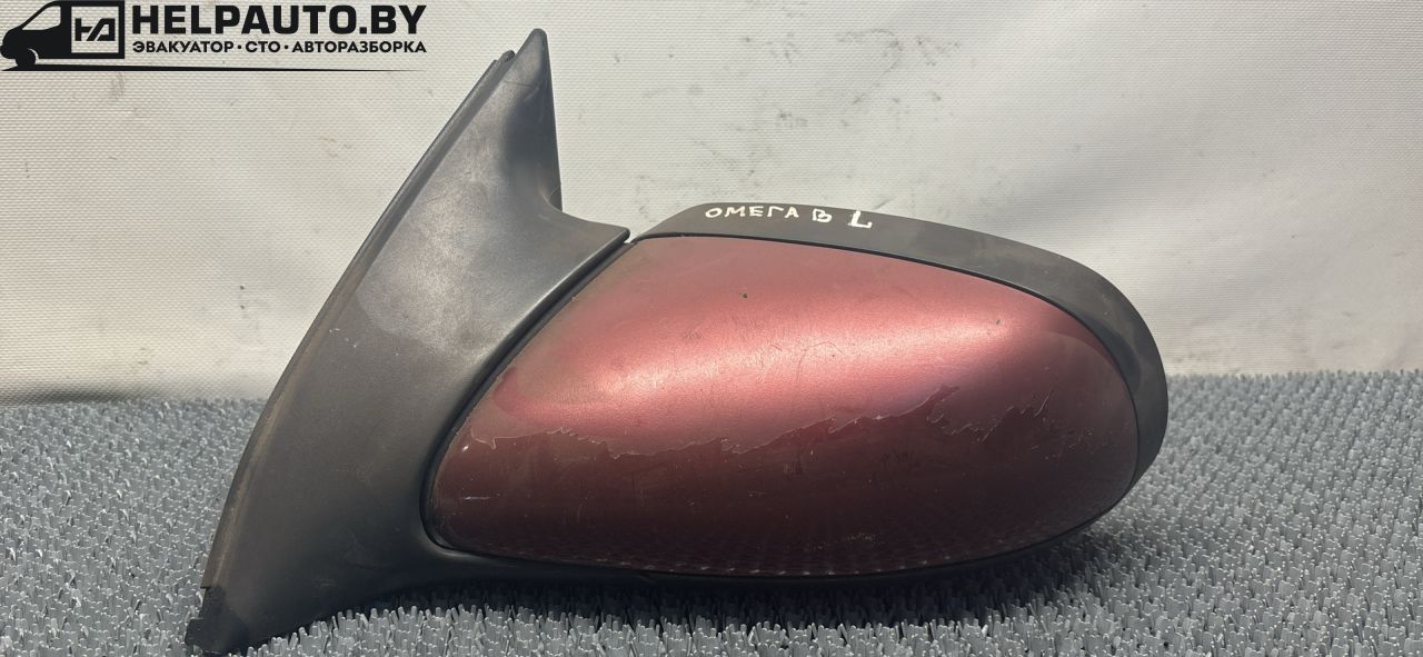 зеркало наружное левое Opel Omega B 1997, 2.5 л., X 25 DT, дизель, МКПП, черный, универсал, 010357 - фото №1