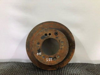 диск тормозной задний Kia Sorento 1 поколение 2005, 2.4 л., G4JS, бензин, МКПП, красный, внедорожник 5 дв., полный подключаемый привод