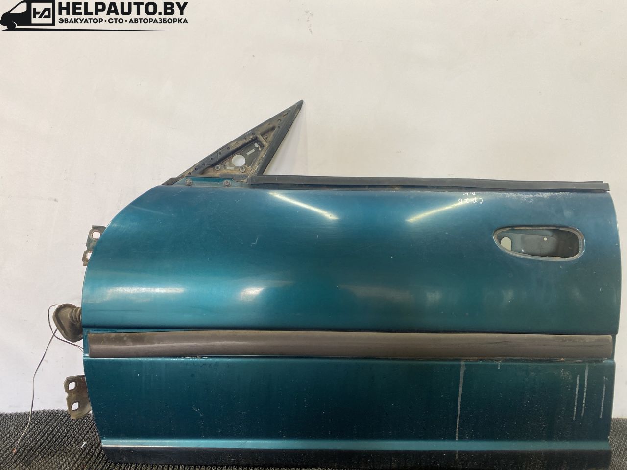 дверь передняя левая Chrysler Neon 1 поколение 1996, 2.0 л., бензин, МКПП, синий, седан, передний привод - фото №1