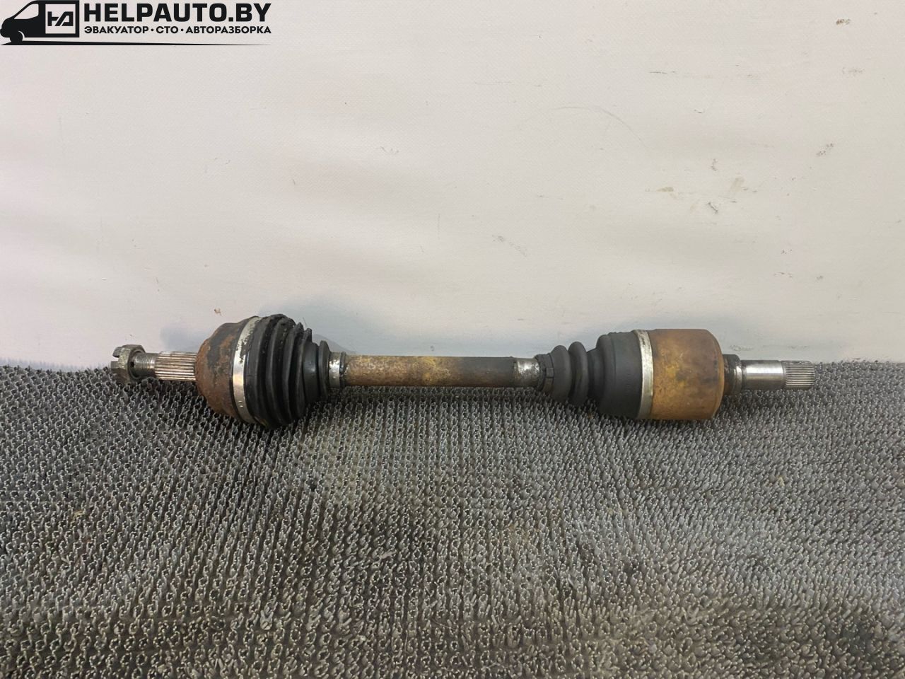 полуось передняя левая (приводной вал, ШРУС) Fiat Scudo 1 поколение (1996 - 2007), 2.0 л., дизель, МКПП, белый, минивэн, передний привод - фото №1