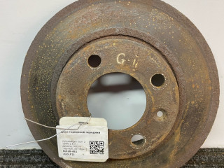 диск тормозной передний Volkswagen Golf 2 поколение 1990, 1.6 л., дизель, МКПП, черный, хетчбэк 3 дв., передний привод