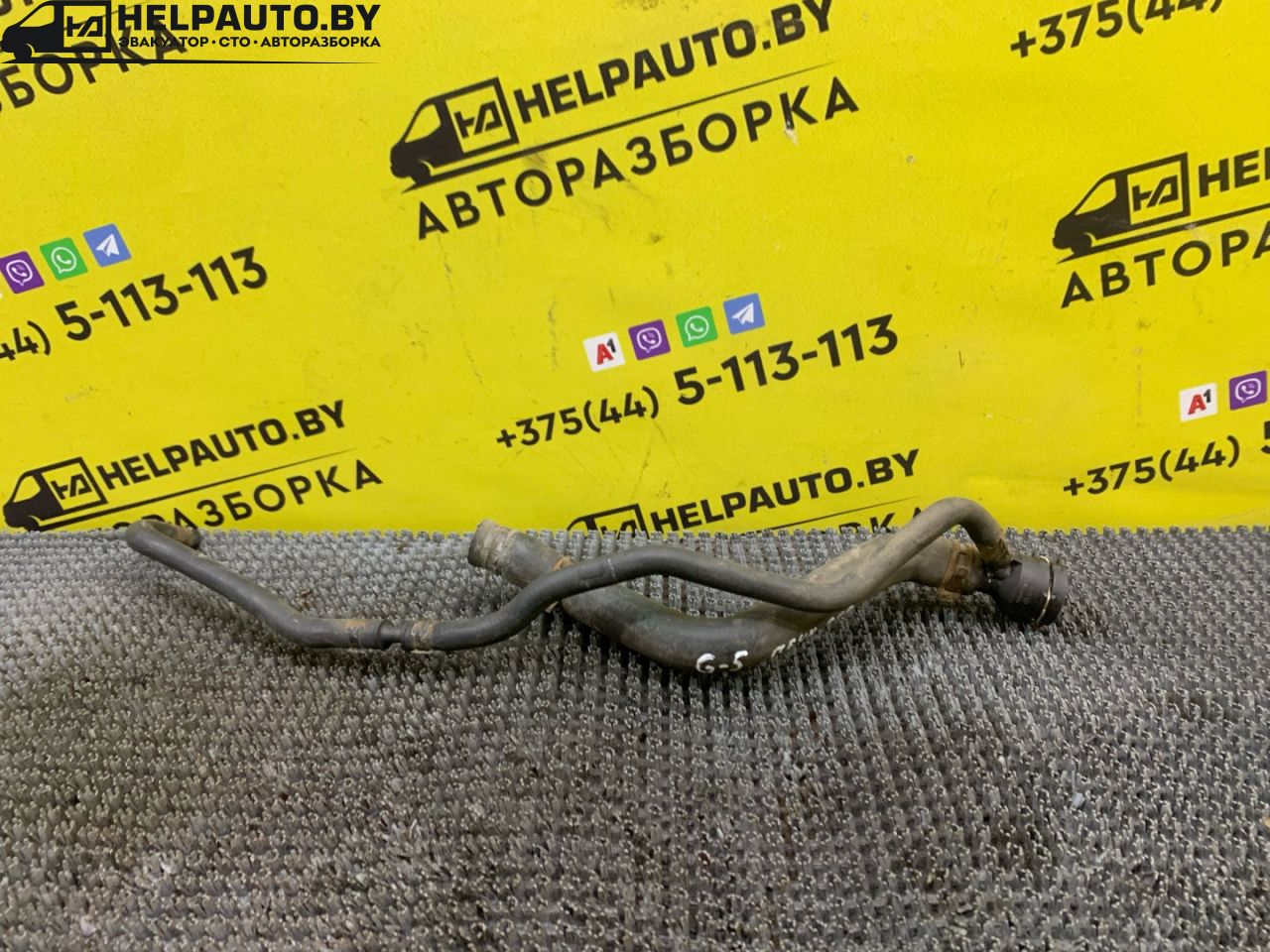 патрубок отопителя (печки) Volkswagen Golf 6 поколение 2008, 1.4 л., BUD, бензин, 5МКПП, хетчбэк 5 дв. - фото №1