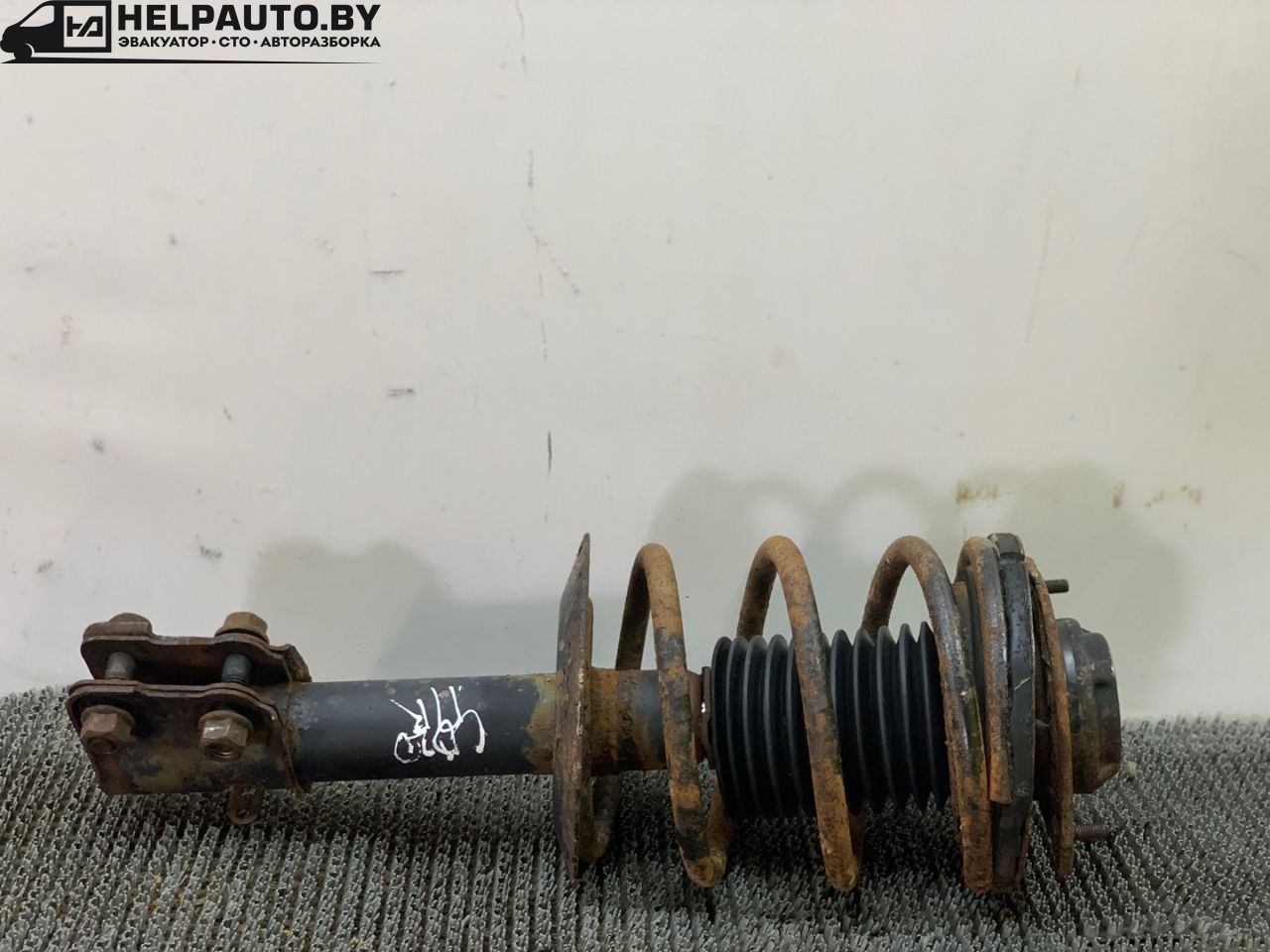 стойка передняя правая Chrysler Neon 1 поколение 1996, 2.0 л., бензин, МКПП, синий, седан, передний привод - фото №1