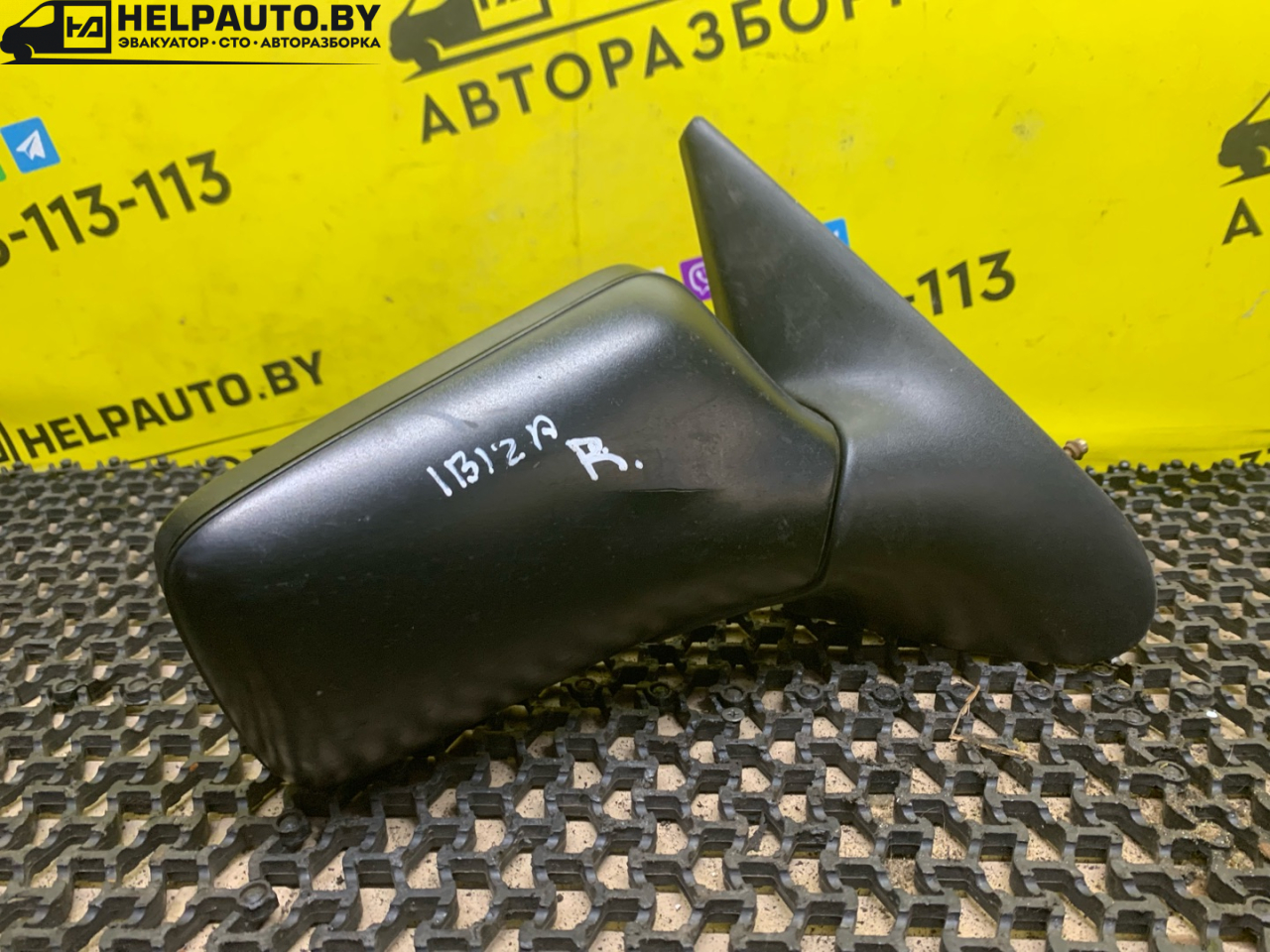 зеркало наружное правое SEAT Ibiza 2 поколение 1998, 1.6 л., ALM, бензин, 5МКПП, синий, хетчбэк 5 дв., передний привод - фото №1