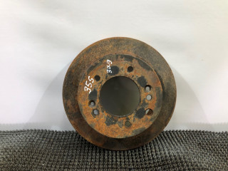 диск тормозной задний Kia Sorento 1 поколение 2005, 2.4 л., G4JS, бензин, МКПП, красный, внедорожник 5 дв., полный подключаемый привод