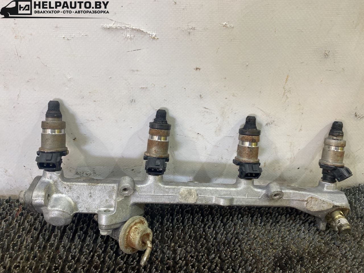 топливная рампа Honda Jazz 1 поколение 2002, 1.3 л., L13B, бензин, МКПП, голубой, хетчбэк 5 дв., передний привод - фото №1