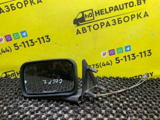 зеркало наружное левое Volkswagen Golf 2 поколение 1990, 1.6 л., дизель, МКПП, черный, хетчбэк 3 дв., передний привод