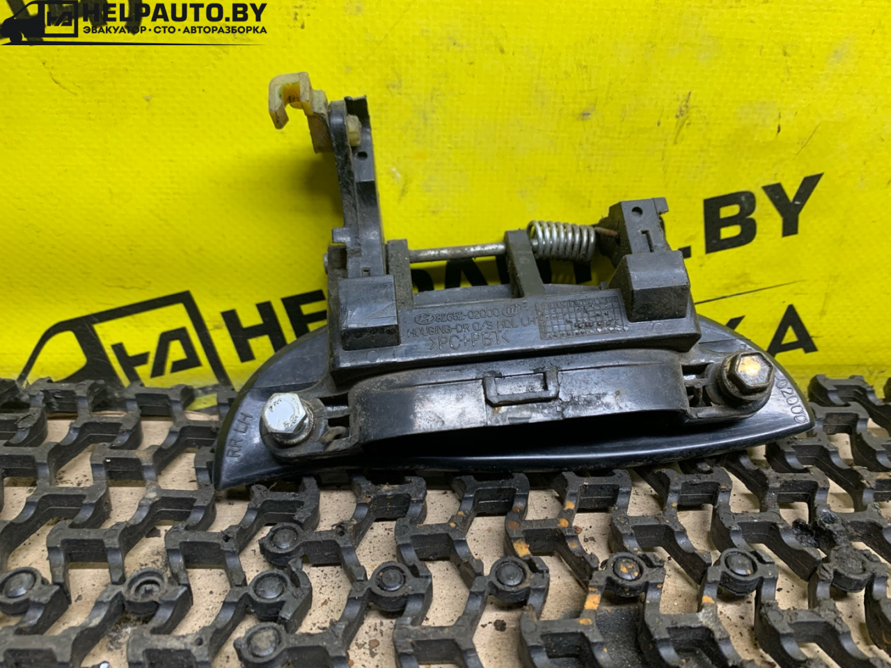 ручка наружная Hyundai Atos 1 поколение 1998, 0.8 л., бензин, МКПП, синий, хетчбэк 5 дв., передний привод - фото №1