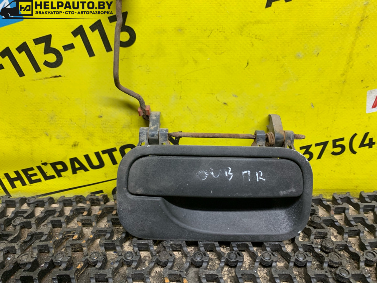 ручка наружная Opel Vectra B 1996, 1.7 л., X 17 DT (TC4EE1), дизель, МКПП, серебро, хетчбэк 5 дв., передний привод - фото №1
