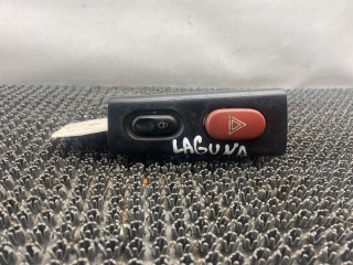 кнопка аварийной сигнализации Renault Laguna 1 поколение 1994, 2.0 л., F3R 200, бензин, МКПП, бордовый, хетчбэк 5 дв., передний привод