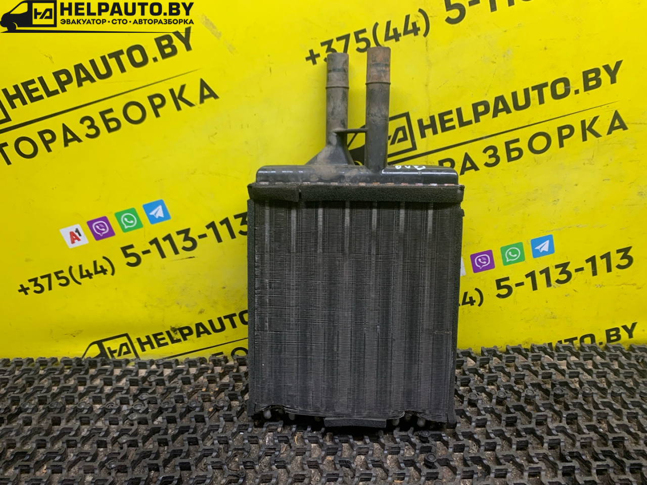 радиатор отопителя (печки) Opel Vectra B 1996, 1.7 л., X 17 DT (TC4EE1), дизель, МКПП, серебро, хетчбэк 5 дв., передний привод - фото №1