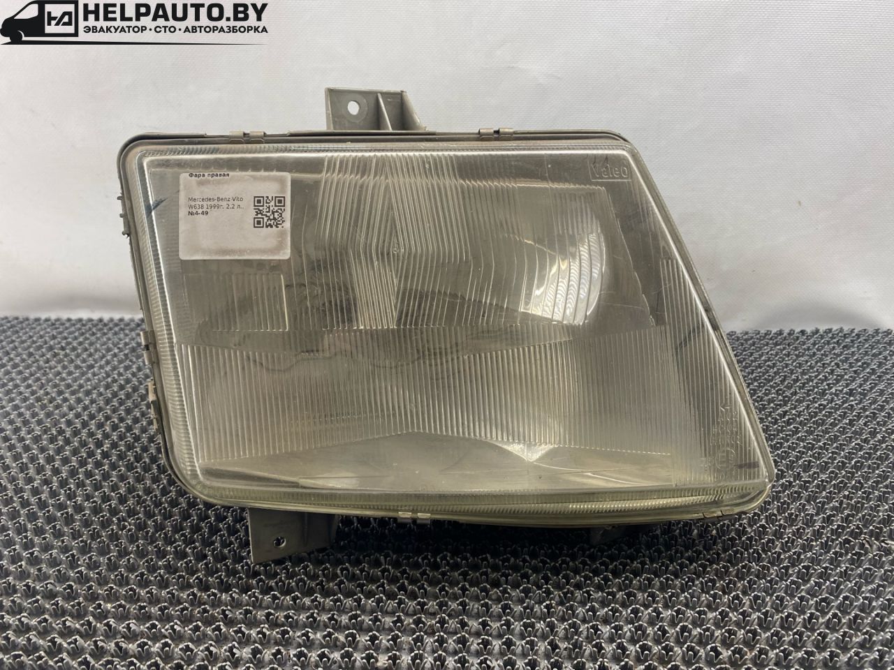 фара правая Mercedes-Benz Vito W638 1999, 2.2 л., TDi, OM 611.960, дизель, МКПП, микроавтобус, задний привод - фото №1