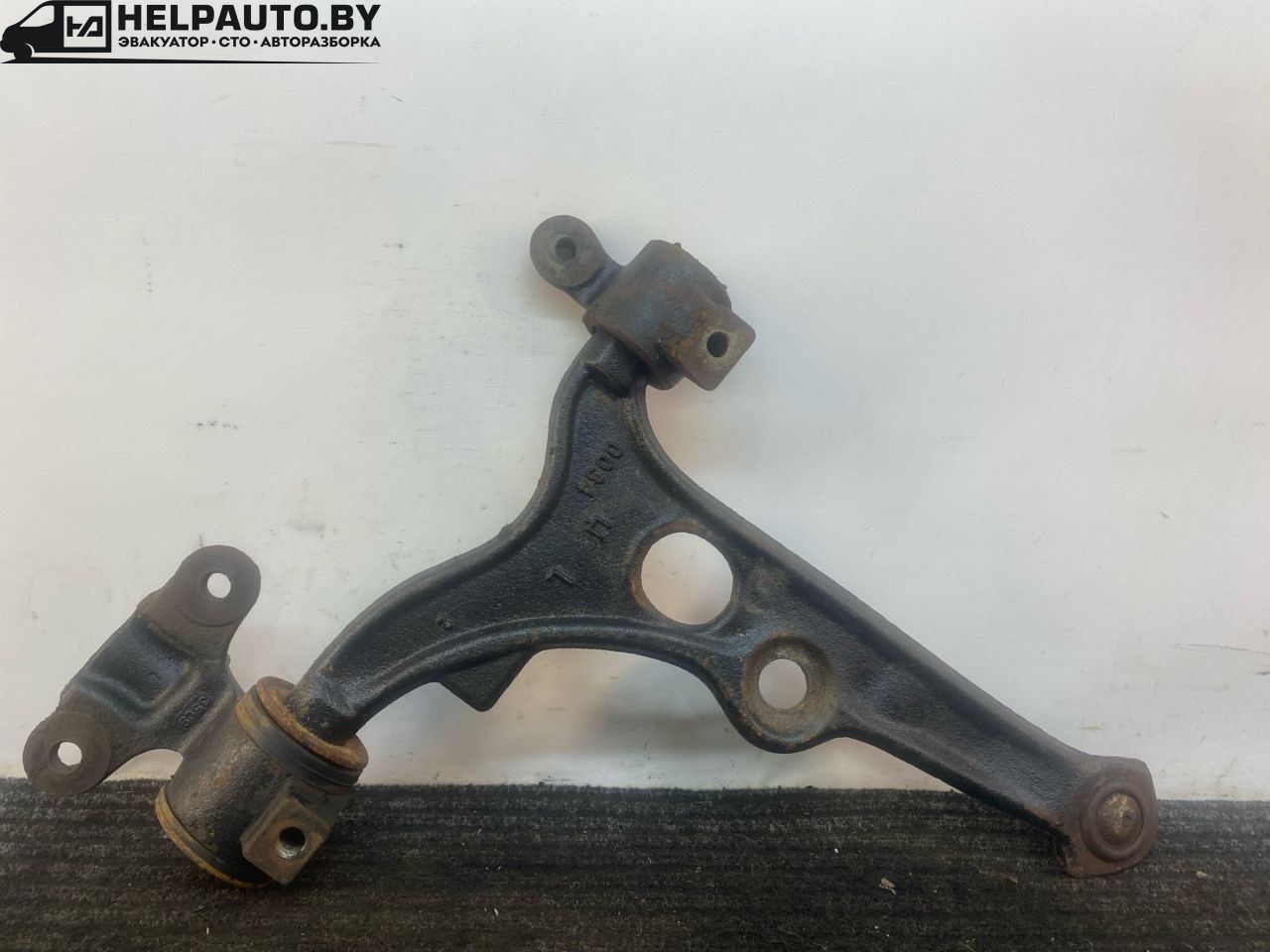 рычаг передний левый Fiat Scudo 1 поколение (1996 - 2007), 2.0 л., дизель, МКПП, белый, минивэн, передний привод - фото №1