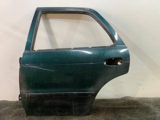 дверь задняя левая Kia Sephia 1 поколение [рестайлинг] 1997, 1.5 л., бензин, МКПП, тёмно-зелёный металлик, седан, передний привод