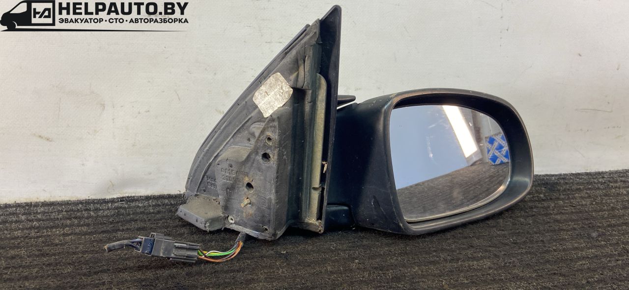 зеркало наружное правое Opel Omega B 1999, 3.0 л., бензин, АКПП, чернозеленый, седан, задний привод - фото №1