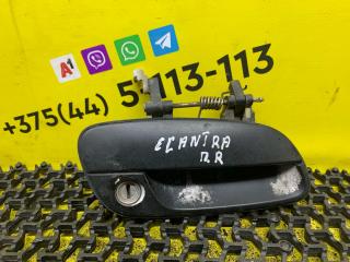 ручка наружная Hyundai Elantra 3 поколение [рестайлинг] XD 2005, 1.6 л., G4ED, бензин, МКПП, серебристый, седан, передний привод