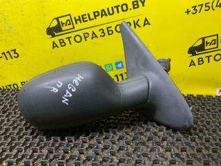 зеркало наружное правое Renault Megane 1 поколение 1996, 1.6 л., бензин, МКПП, черный, хетчбэк 5 дв., передний привод