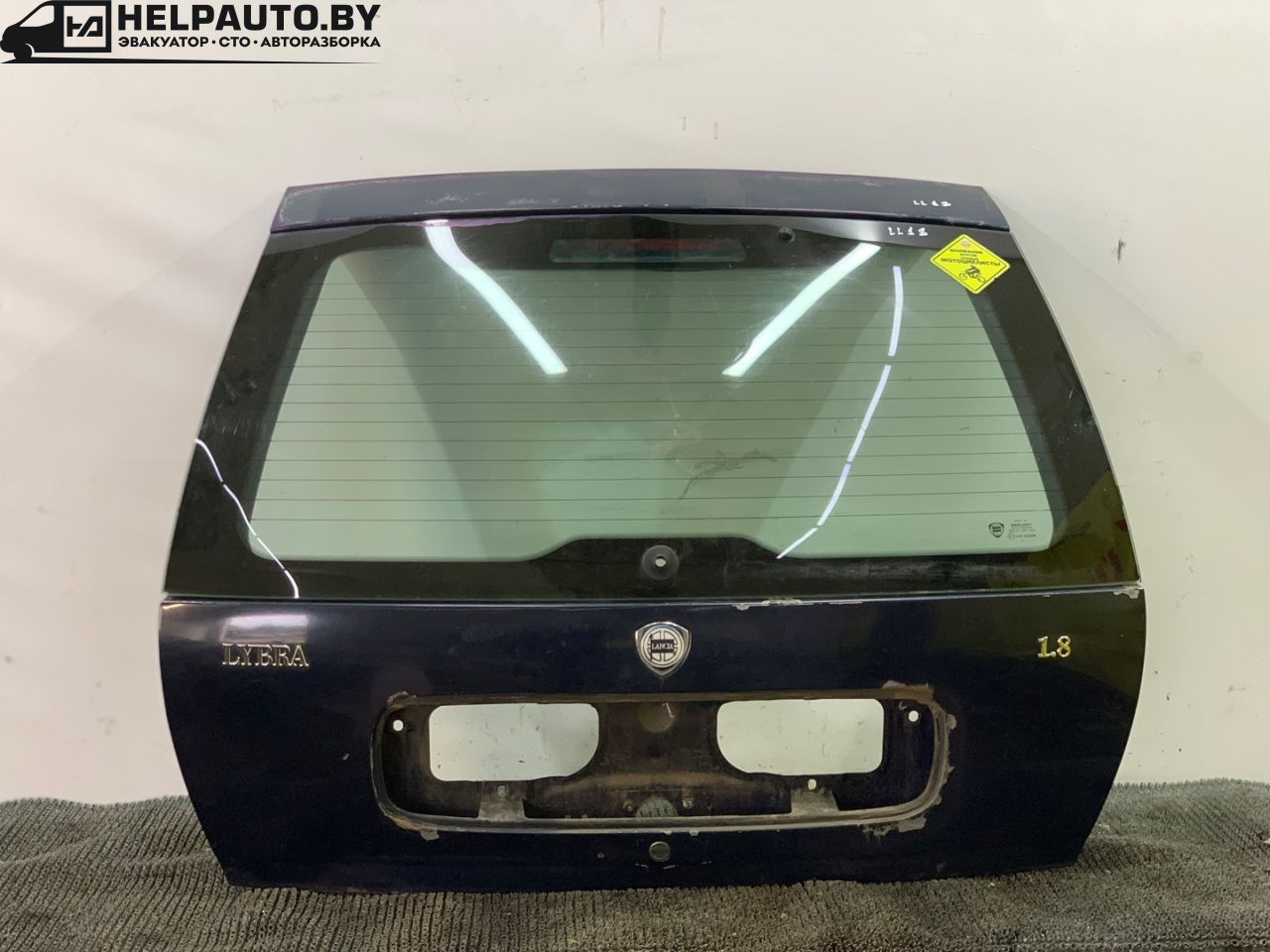 крышка багажника (дверь 3-5) Lancia Lybra 1 поколение 839 2000, 1.8 л., i, 839 A9.000, бензин, МКПП, синий, универсал, передний привод - фото №1