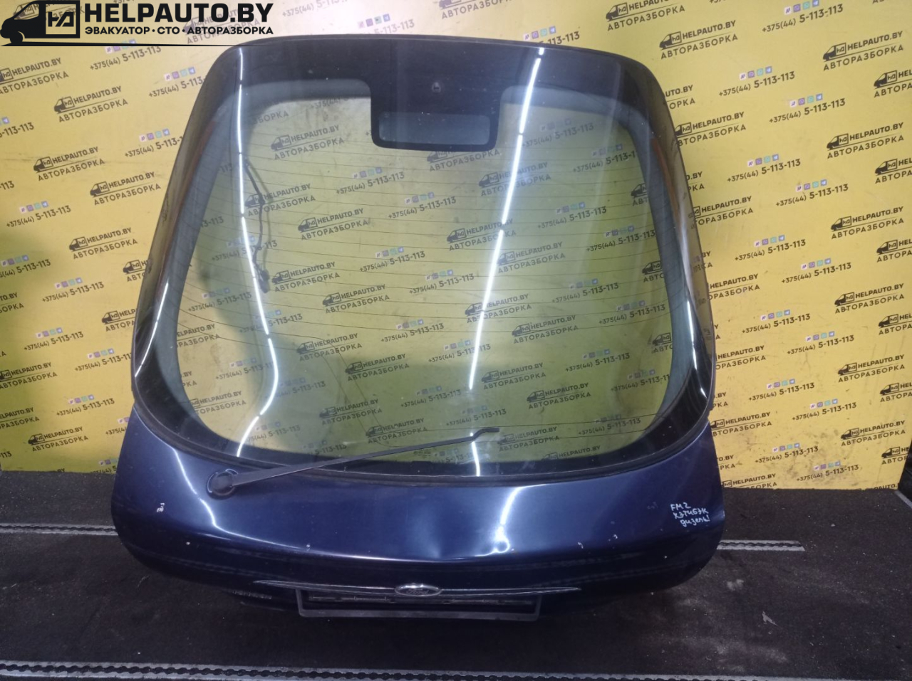 крышка багажника (дверь 3-5) Ford Mondeo 2 поколение 1998, 1.8 л., дизель, МКПП, синий, хетчбэк 5 дв., передний привод - фото №1