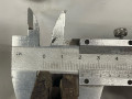диск тормозной передний Mazda 323F BA 1996, 1.8 л., BP, бензин, МКПП, серебристый, хетчбэк 5 дв. - фото №2