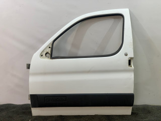 дверь передняя левая Citroen Berlingo 1 поколение (M49) 1998, 1.9 л., DHX (XUD9TF/BTF), дизель, МКПП, белый, фургон, передний привод