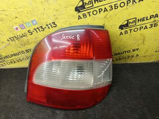 фонарь задний правый Renault Scenic 1 поколение 1998, 1.9 л., F9Q 716, дизель, МКПП, синий, минивэн, передний привод
