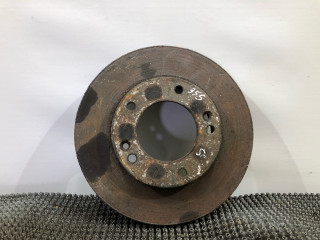 диск тормозной передний Kia Sorento 1 поколение 2005, 2.4 л., G4JS, бензин, МКПП, красный, внедорожник 5 дв., полный подключаемый привод