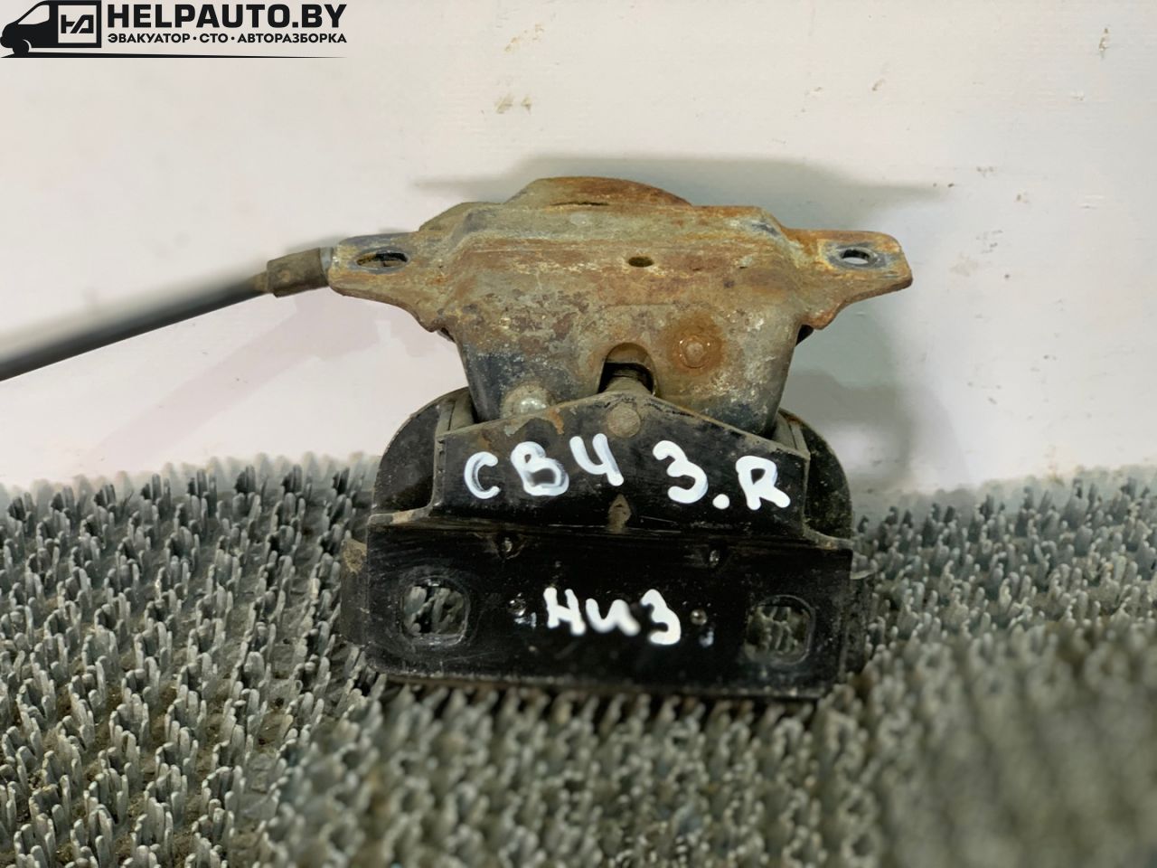 замок двери Citroen Berlingo 1 поколение (M49) 1998, 1.9 л., DHX (XUD9TF/BTF), дизель, МКПП, белый, фургон, передний привод - фото №1