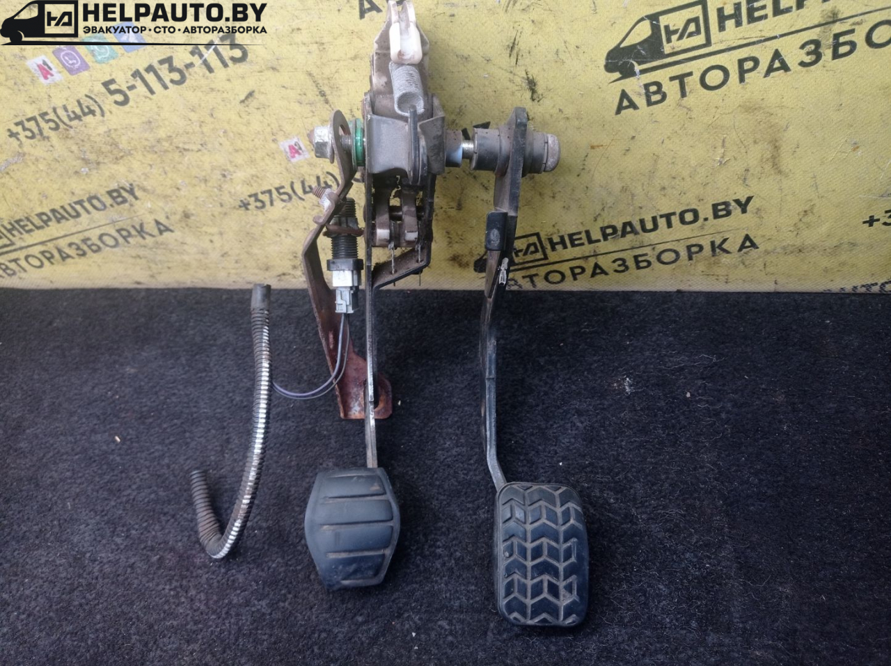 узел педальный (блок педалей) Renault Scenic 1 поколение 1998, 1.9 л., F9Q 716, дизель, МКПП, синий, минивэн, передний привод - фото №1