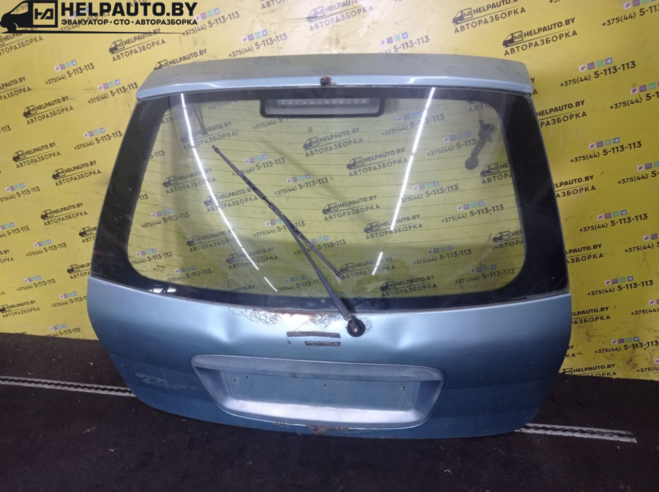 крышка багажника (дверь 3-5) Nissan Almera Tino V10 2001, 2.2 л., YD22DDT, дизель, МКПП, берюзовый, минивэн, передний привод - фото №1
