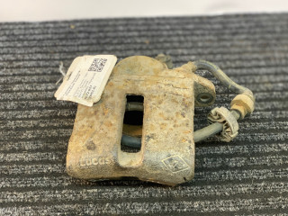 суппорт передний левый Renault Scenic 1 поколение 1997, 1.6 л., K7M 702, бензин, МКПП, синий, минивэн, передний привод