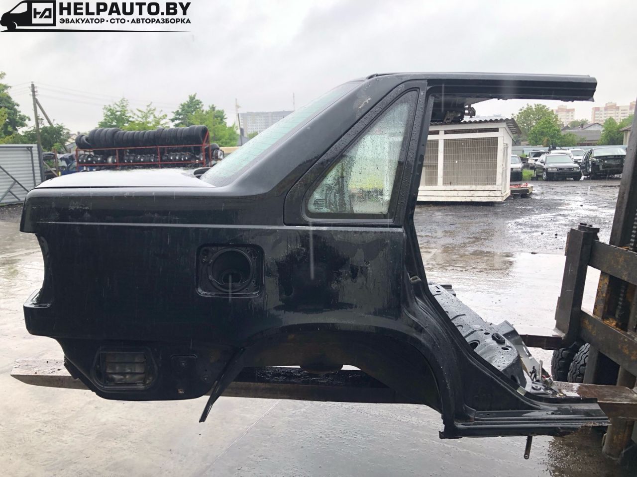 крыло заднее правое Volvo S70 1 поколение 2000, 2.5 л., D 5252 T, дизель, МКПП, черный, седан, передний привод - фото №1