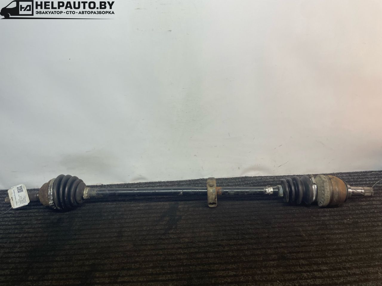 полуось передняя правая (приводной вал, ШРУС) Opel Astra G 1998, 1.4 л., X 14 XE, бензин, МКПП, серебро, универсал, передний привод - фото №1
