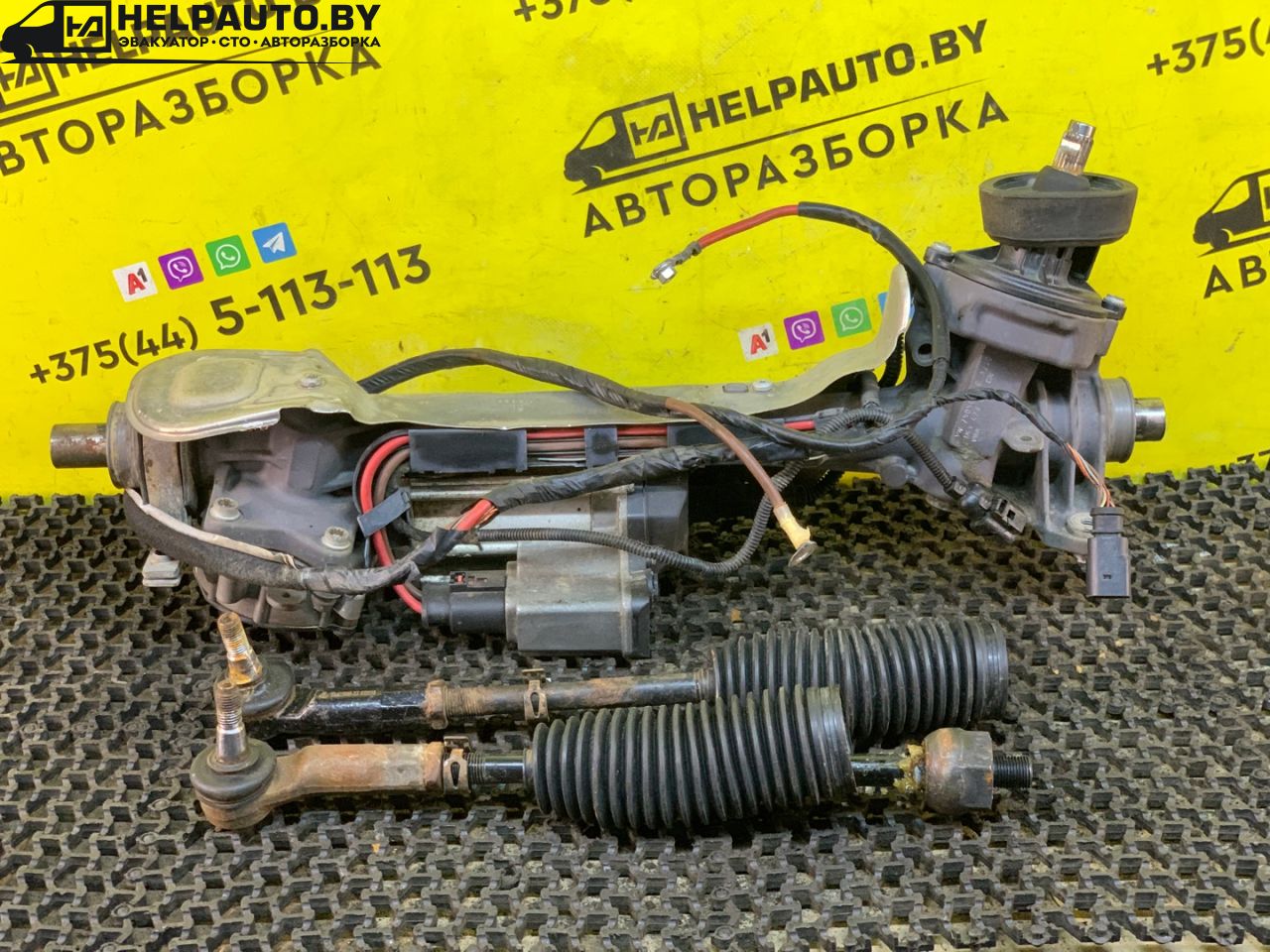 рулевая рейка Volkswagen Golf 5 поколение 2008, 1.4 л., BUD, бензин, 5МКПП, синий, хетчбэк 5 дв., передний привод - фото №1