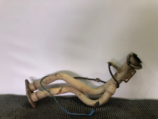 труба приемная глушителя Audi 80 B3 (1986 - 1991), 1.8 л., бензин, МКПП, серый, передний привод