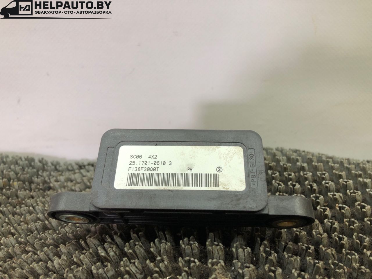 датчик ускорения Dodge Caliber 1 поколение 2008, 1.8 л., бензин, МКПП, красный, хетчбэк 5 дв., передний привод, SC06, 25.1701-0610.3 - фото №1