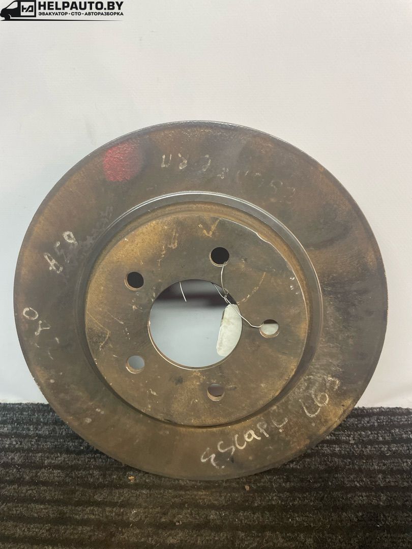 диск тормозной передний Ford Escape 2 поколение R3 2009, 2.3 л., бензин, АКПП, синий, внедорожник 5 дв., передний привод - фото №1