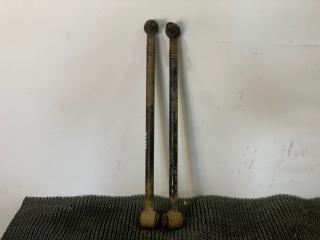 рычаг задний правый Hyundai Santa Fe 1 поколение (SM) 2001, 2.4 л., бензин, МКПП, черный, внедорожник 5 дв., передний привод