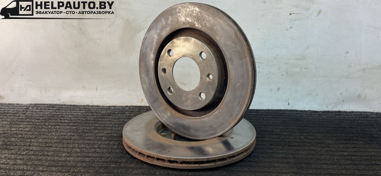 диск тормозной передний Iran Khodro Samand 1 поколение 2009, 1.8 л., бензин, МКПП, серебристый, седан, передний привод - фото №1