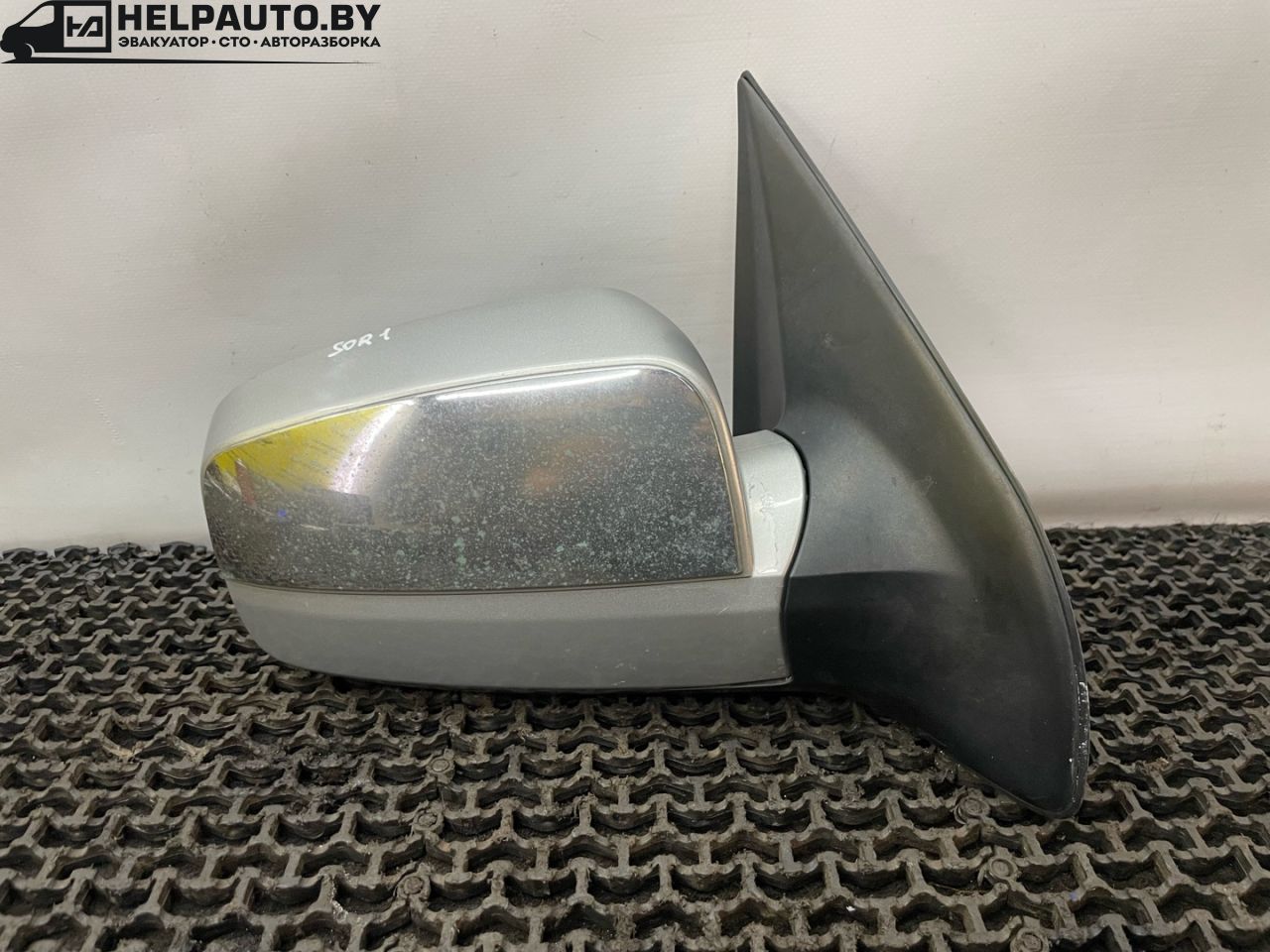 зеркало наружное правое Kia Sorento 1 поколение 2004, 2.5 л., CRDi, D4CB, дизель, АКПП, серебристый, внедорожник 5 дв., полный подключаемый привод - фото №1