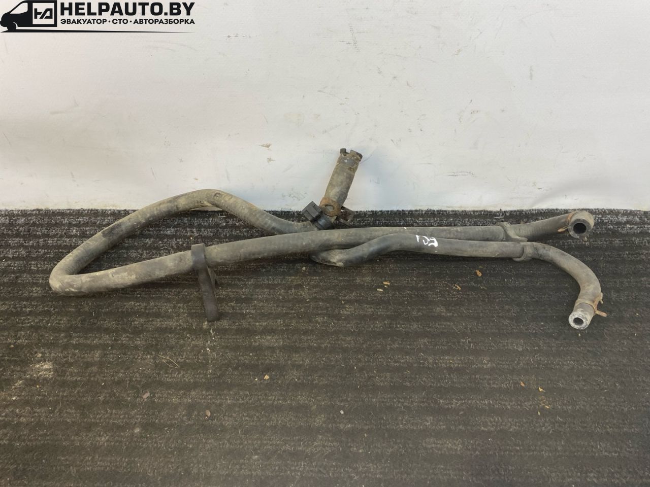 патрубок радиатора Fiat Scudo 1 поколение (1996 - 2007), 2.0 л., дизель, МКПП, белый, минивэн, передний привод - фото №1