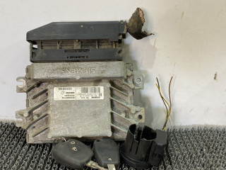 блок управления двигателем Dacia Logan 1 поколение 2005, 1.6 л., K7M 710, бензин, МКПП, синий, седан, передний привод, 856630423