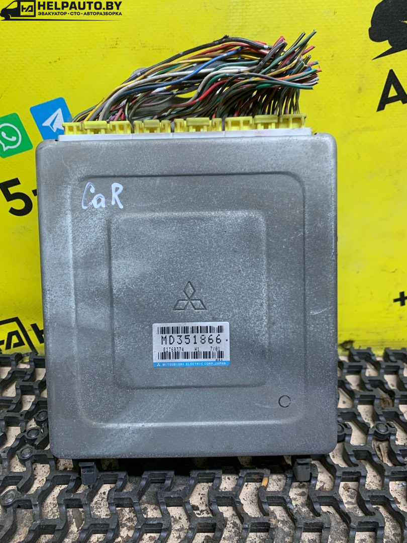 блок управления двигателем Mitsubishi Carisma 1 поколение (1995 - 1999), 1.8 л., 4G93 (GDI), бензин, МКПП, серебро, хетчбэк 5 дв., передний привод - фото №1