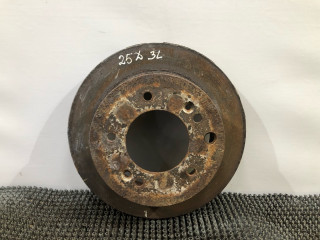 диск тормозной задний Kia Sorento 1 поколение 2005, 2.5 л., дизель, МКПП, серый, полный привод