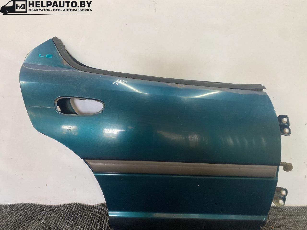дверь задняя правая Chrysler Neon 1 поколение 1996, 2.0 л., бензин, МКПП, синий, седан, передний привод - фото №1