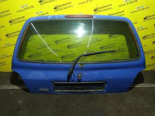 крышка багажника (дверь 3-5) Renault Twingo 1 поколение 1997, 1.2 л., D7F 700, бензин, 5МКПП, синий, кабриолет, передний привод