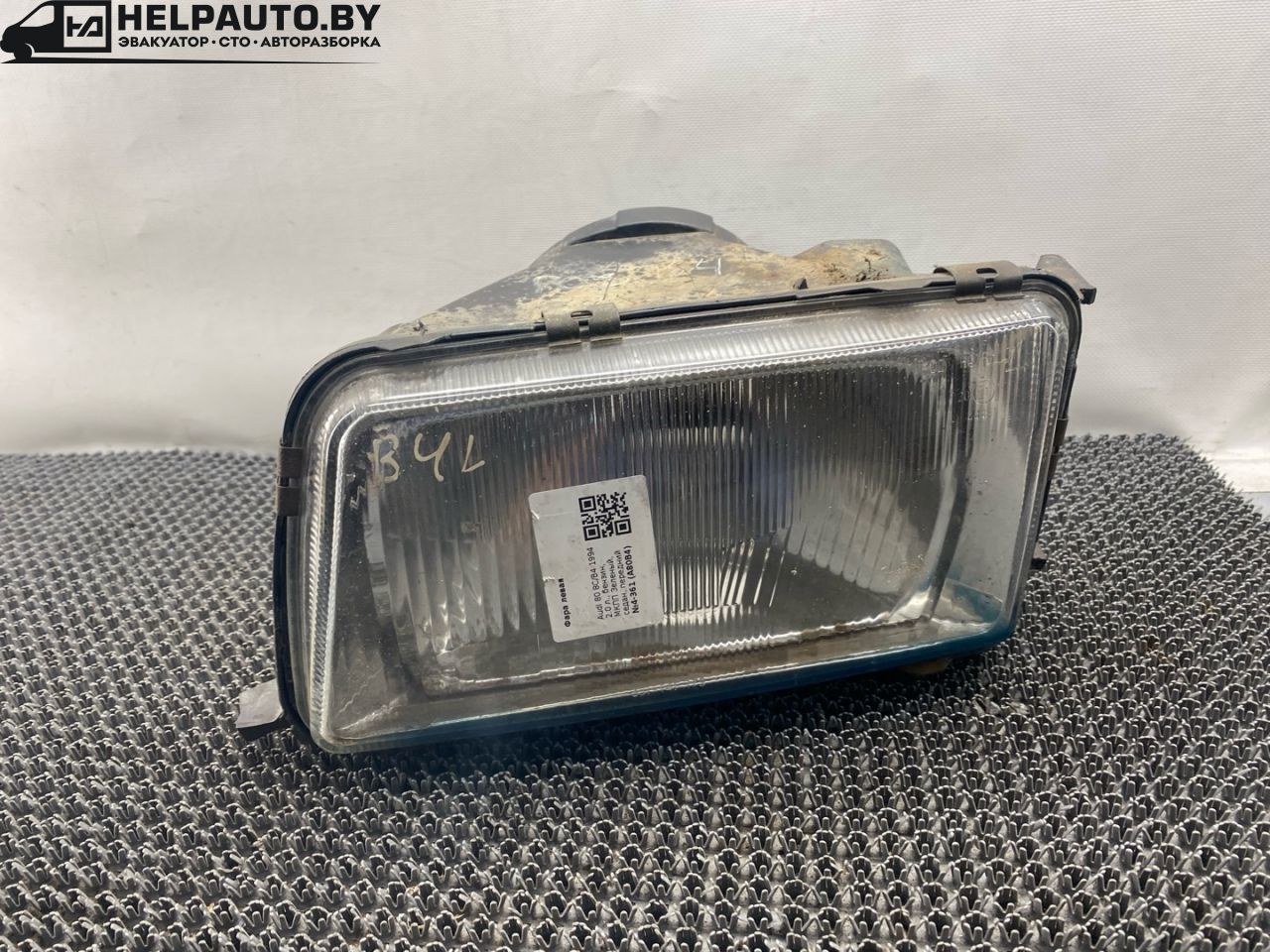 фара левая Audi 80 8C/B4 1994, 2.0 л., бензин, МКПП, зеленый, седан, передний привод - фото №1