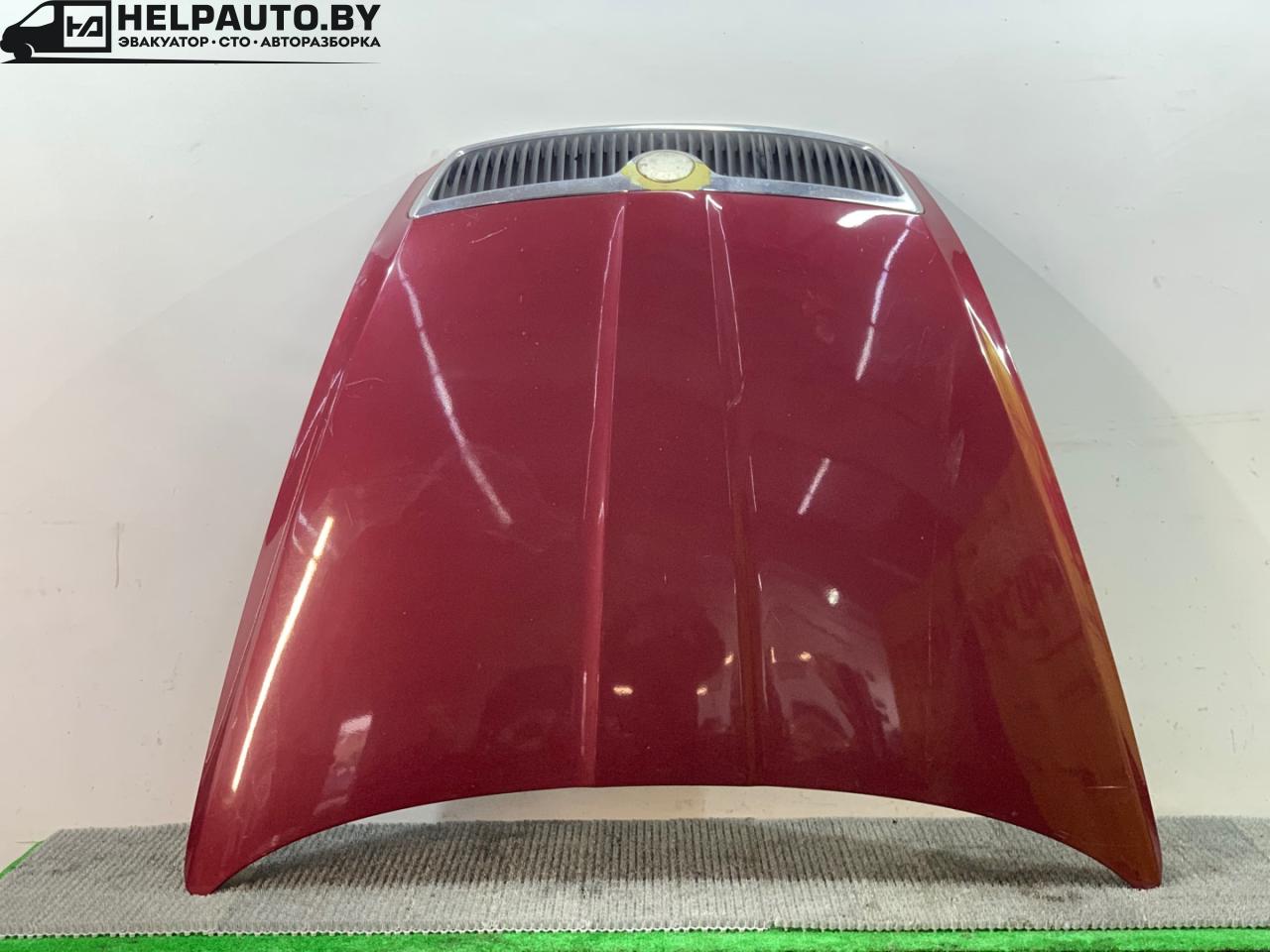 капот Skoda Octavia 2 поколение (A5) 2007, 1.8 л., бензин, МКПП, красный, хетчбэк 5 дв. - фото №1