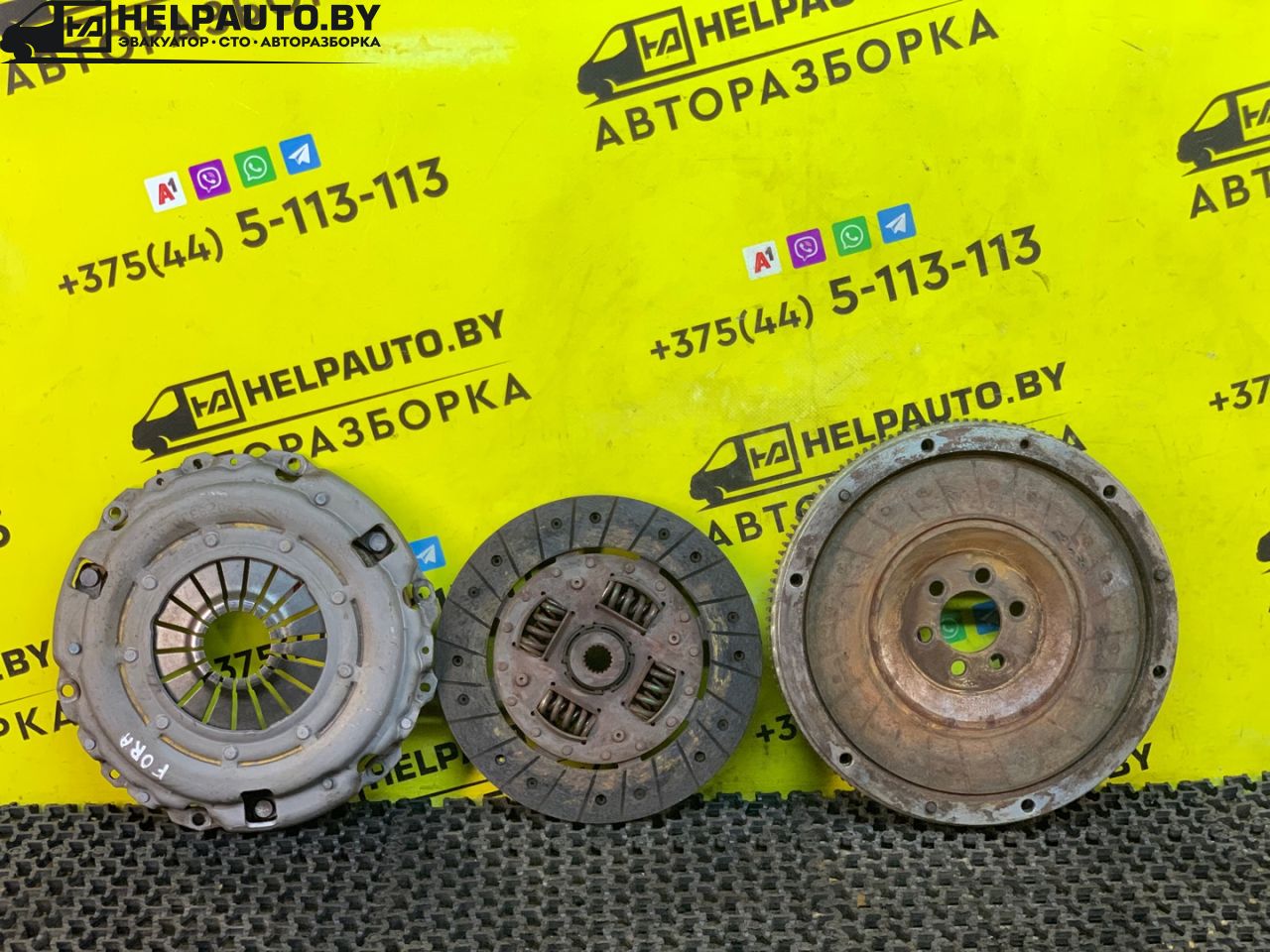 комплект сцепления Chery Fora 1 поколение 2009, 2.0 л., SQR484F, бензин, 5МКПП, черный, передний привод - фото №1