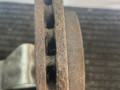диск тормозной передний Toyota Yaris P1 2001, 1.0 л., 1SZ-FE, бензин, МКПП, серебро, хетчбэк 5 дв., передний привод - фото №3